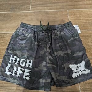 Miller High Life Camo Shorts